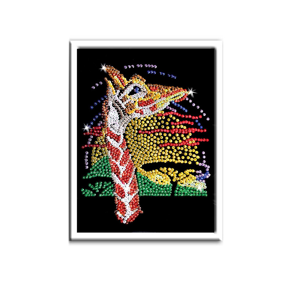 Мозаика из пайеток "Жираф"