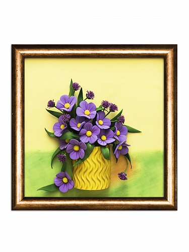 Набор для творчества 3 D картина из фоамирана &amp;quot;Полевые цветы&amp;quot;