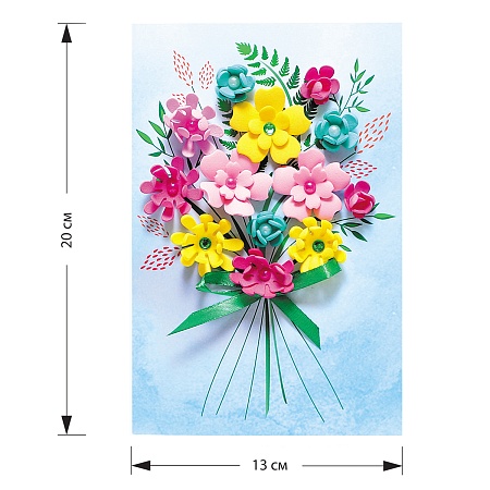 Набор для творчества открытка "Цветы"