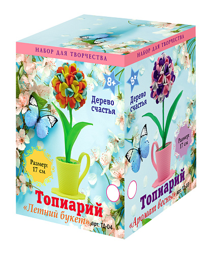 Набор для творчества топиарий &amp;quot;Летний букет&amp;quot;