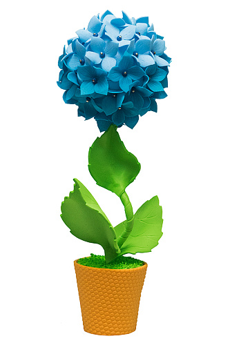 Набор для творчества топиарий&amp;quot;Гортензия&amp;quot;голубая 